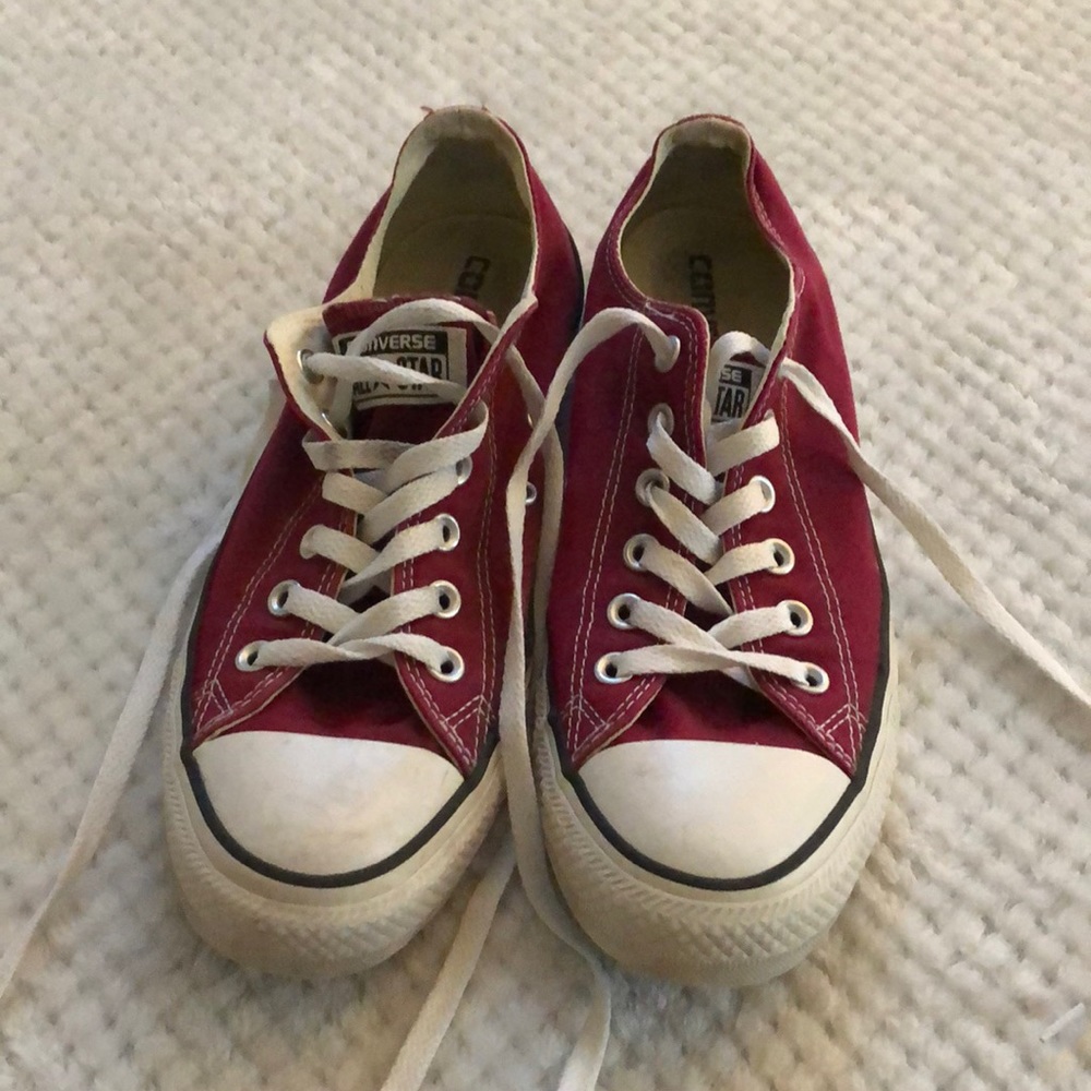 Maroon Converse